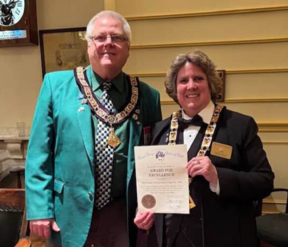 Bellefonte Elks receive Grand Exalted Ruler Award for Excellence